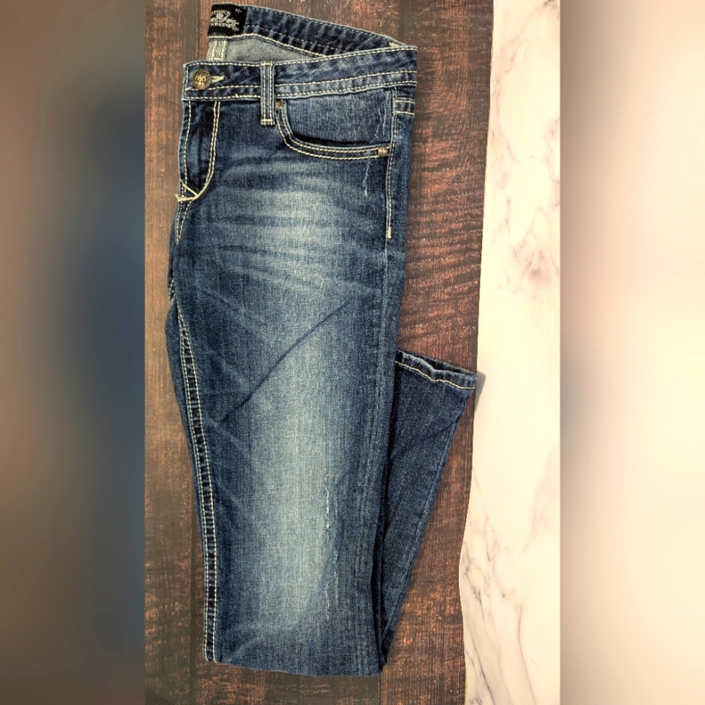 Rerock for Express low rise bootcut jeans